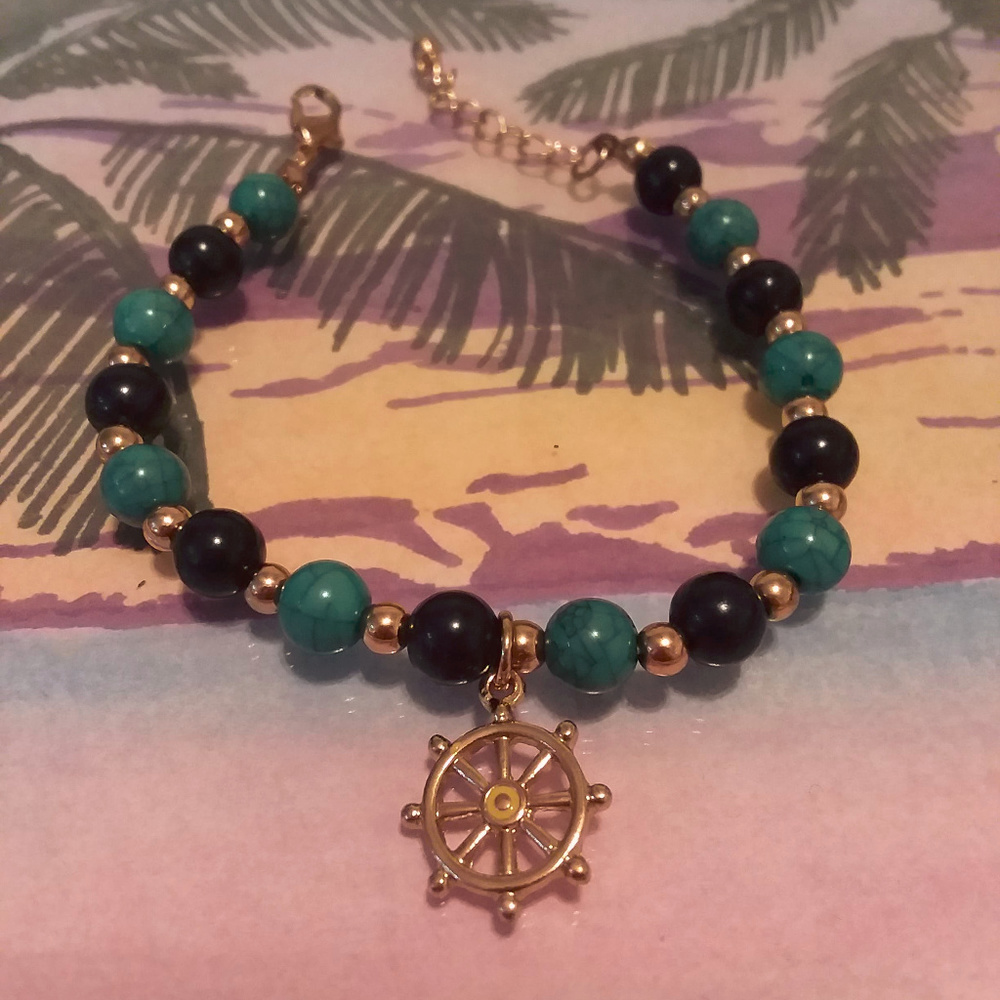 Nautical Boat Cruise Vacation Travel Bracelet